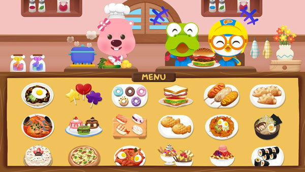 pororo cooking game烹饪