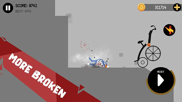 Stickman Hero Dismount Falling3